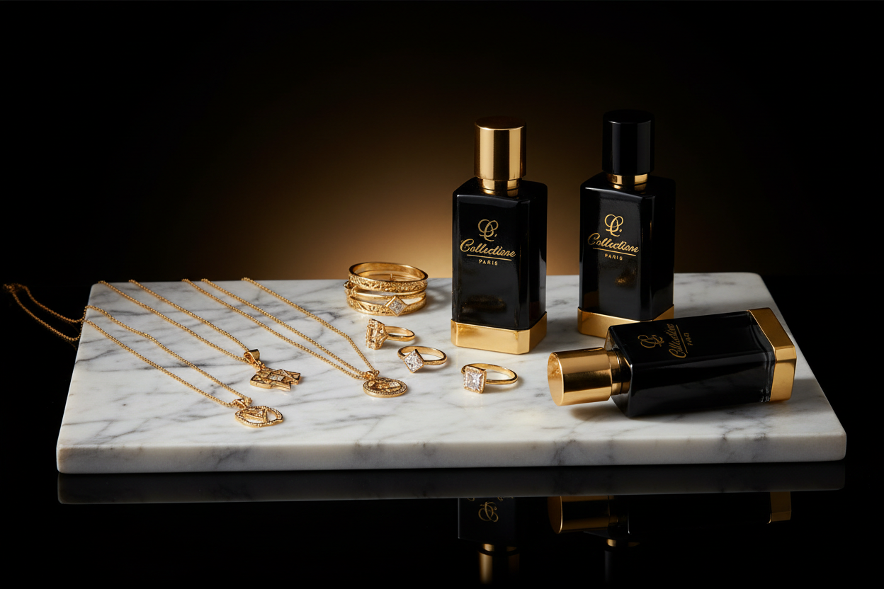 Bannière luxe - Bijoux et Parfums