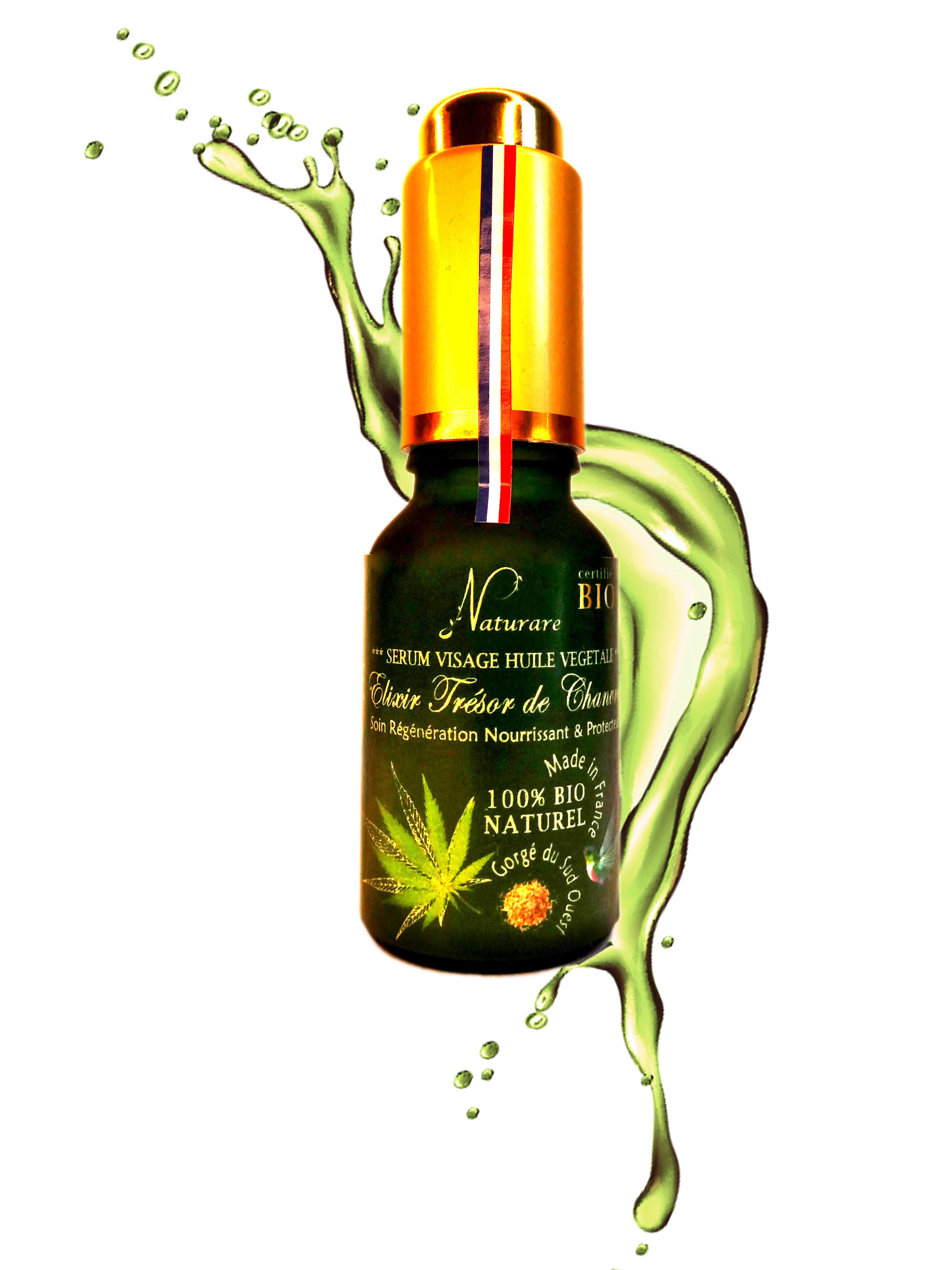ELIXIR TRESOR DE CHANVRE BIO - Sérum Huile Végétale Complément Alimentaire-0