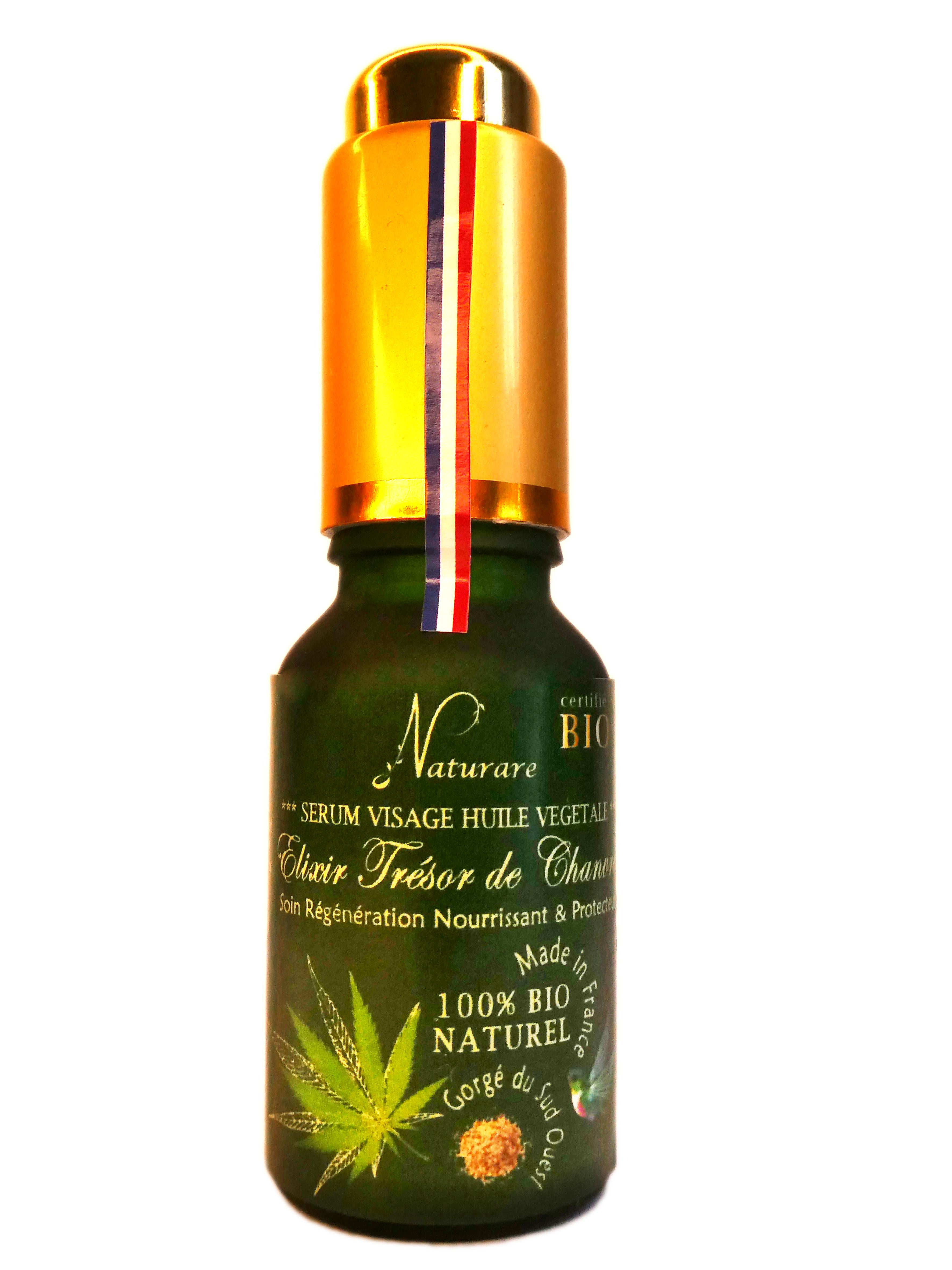 ELIXIR TRESOR DE CHANVRE BIO - Sérum Huile Végétale Complément Alimentaire-1