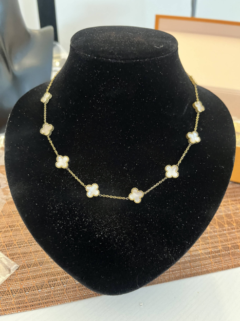 Wali - Bracelet trèfles noirs