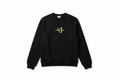 Sweat Ventiuno Jeans noir logo doré